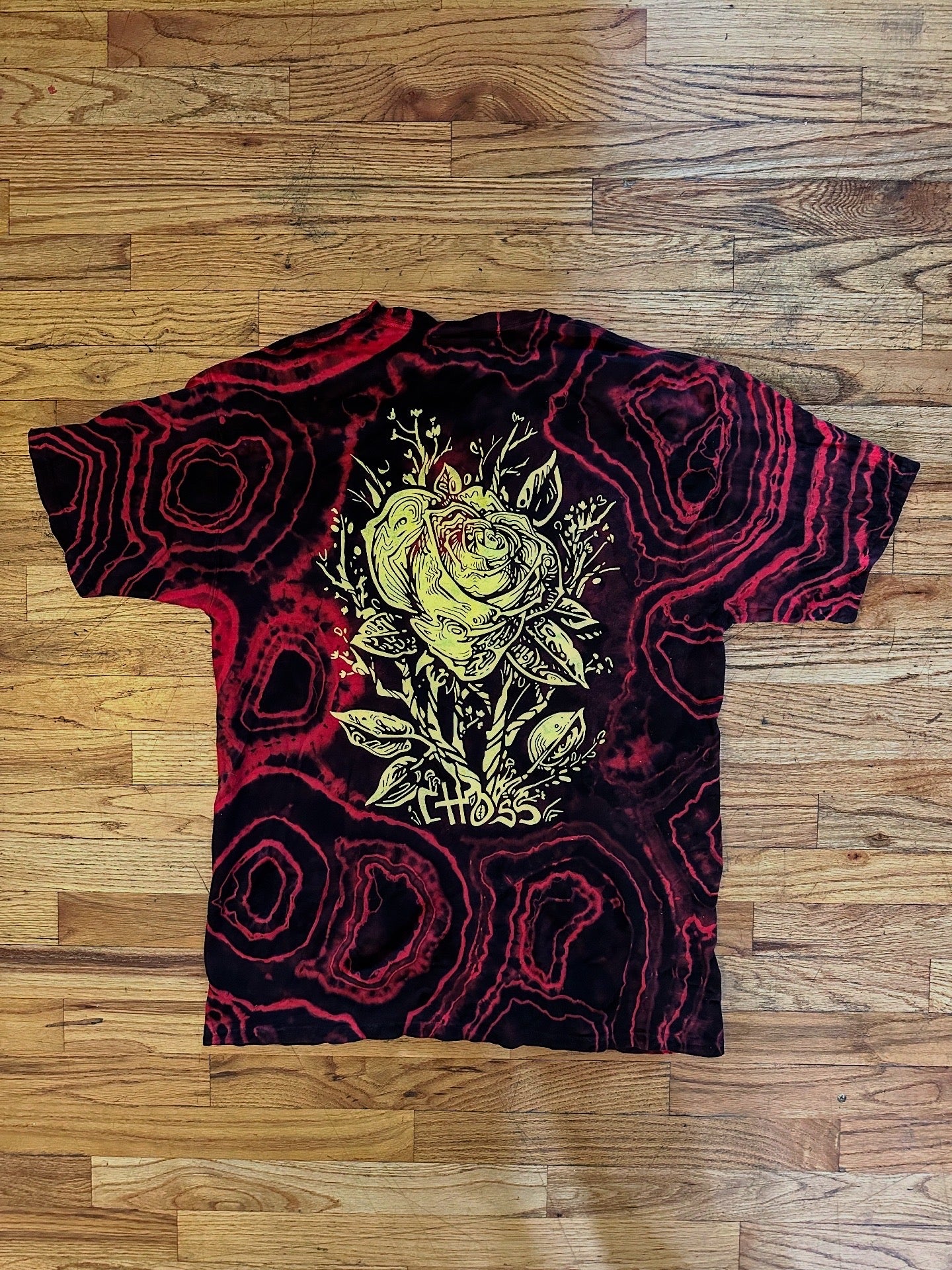 Dyed Rose Move Tee...Large