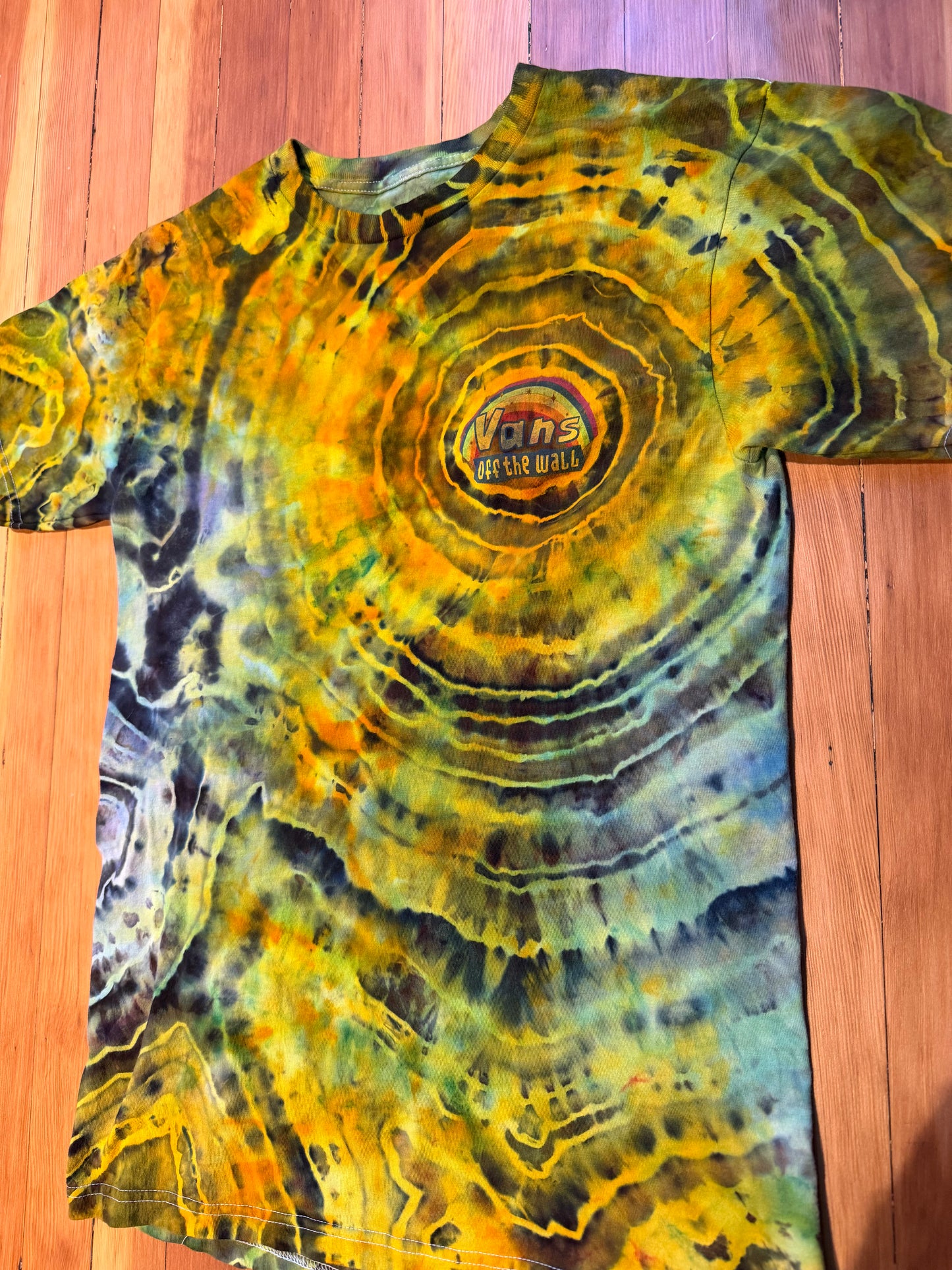 Dyed Upcycled Vans SpongeBob Tee…Small