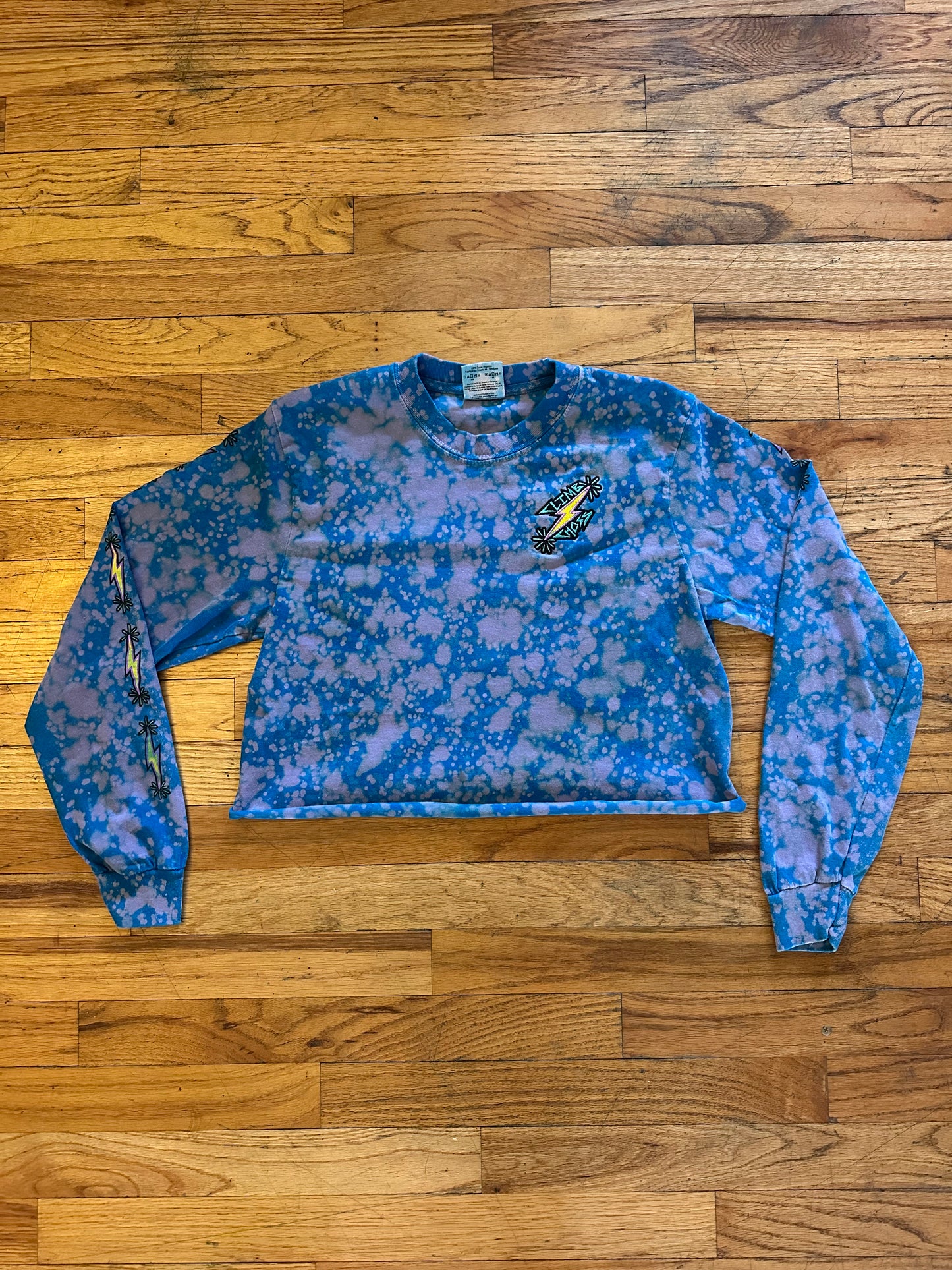 Dyed Choss Long Sleeve Crop...Small