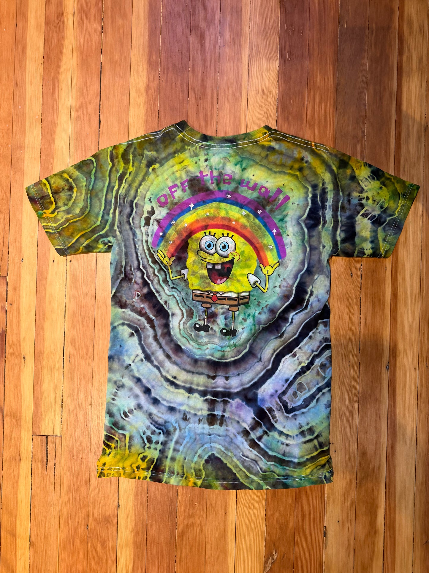 Dyed Upcycled Vans SpongeBob Tee…Small