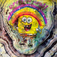 Dyed Upcycled Vans SpongeBob Tee…Small