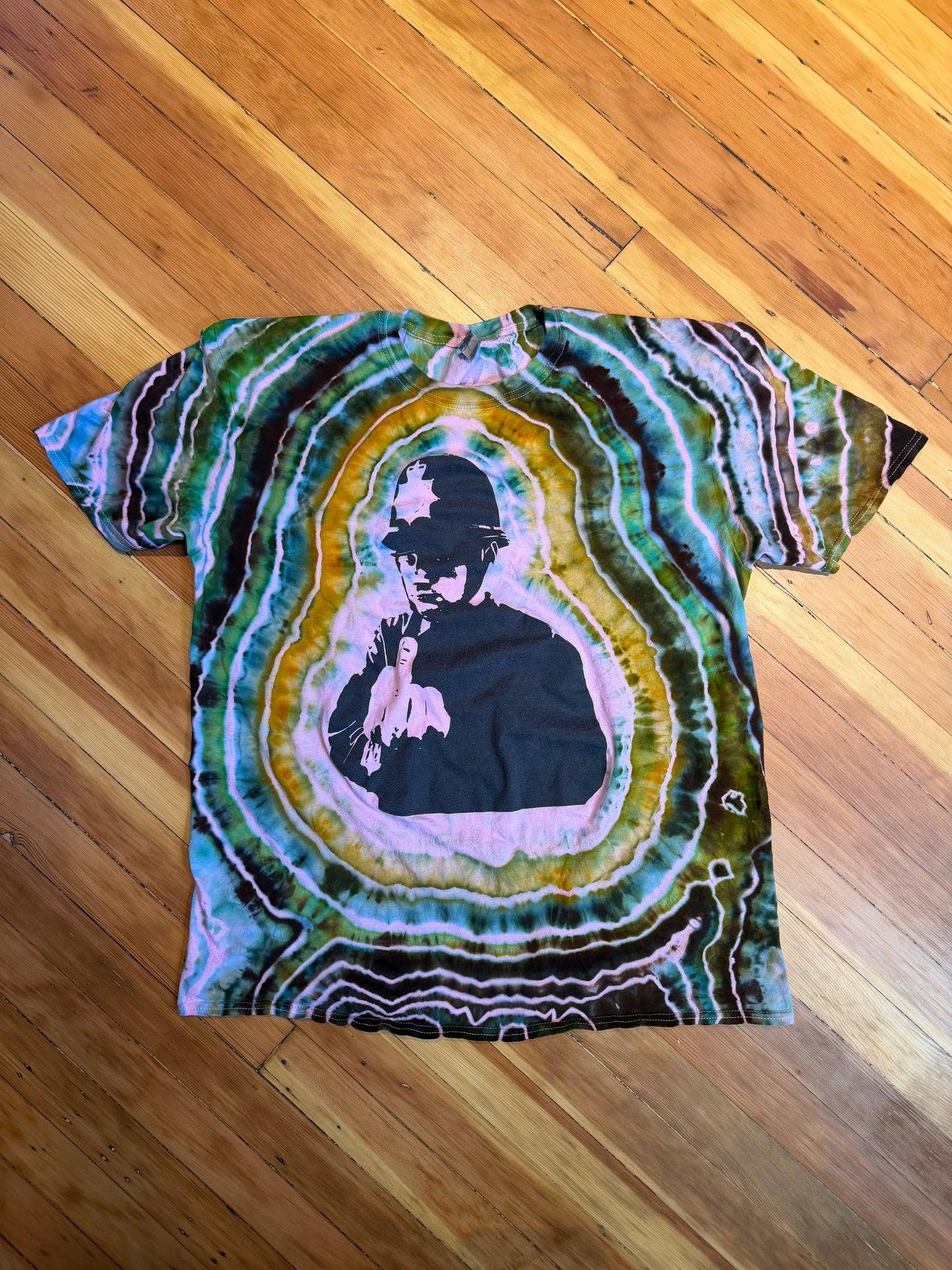 Dyed Banksy Tee…XL