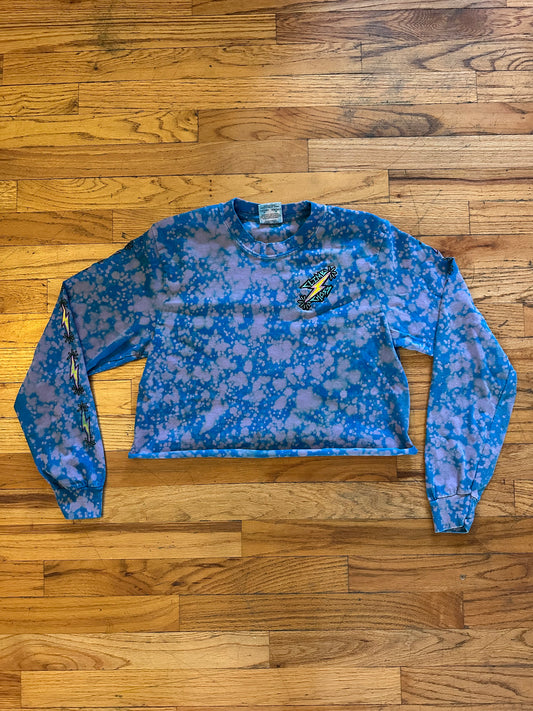 Dyed Choss Long Sleeve Crop...Small