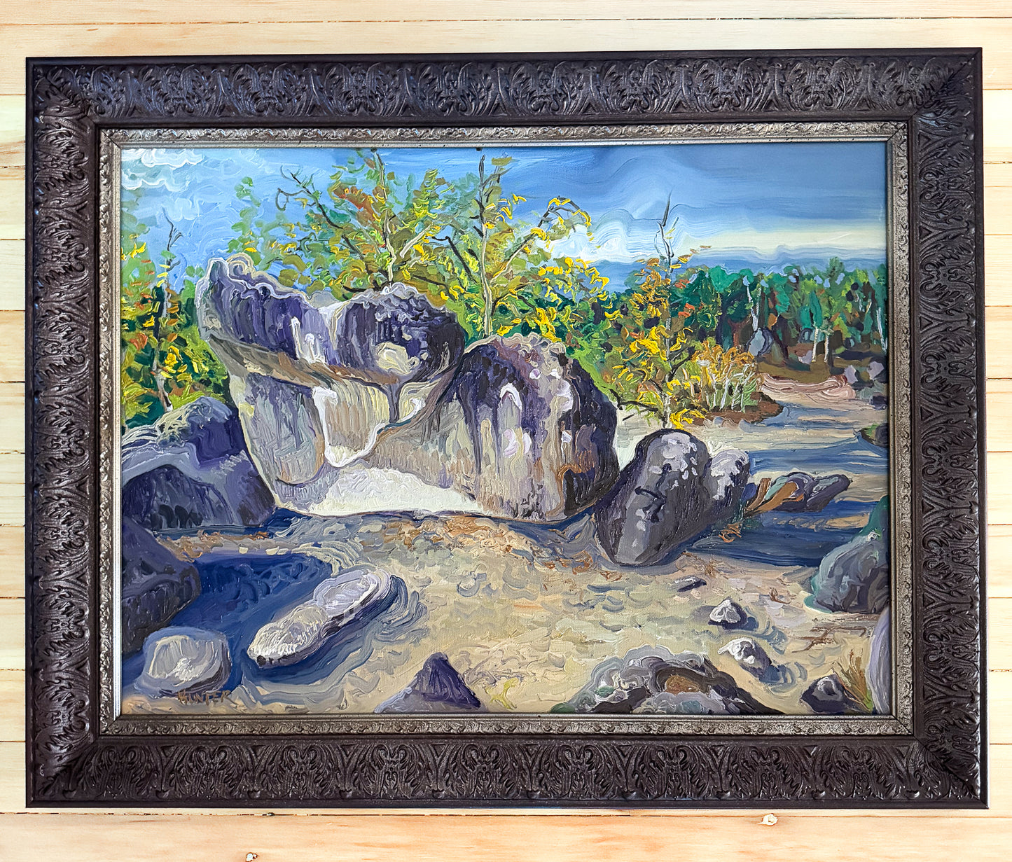 "Le Toit du Cul de Chien" 18" x 24"