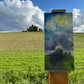 "Sunlight Splatters L'Église Saint-Martin de La Genevraye" 12" x 24"